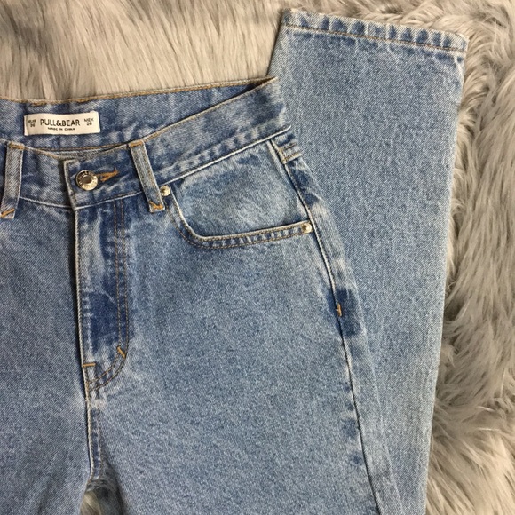 skinny mid waist pull and bear